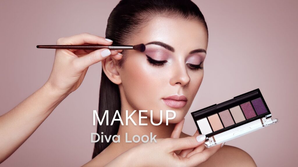 Brown Elegant Make Up Tutorial Instagram Post (1920 × 1080 px)